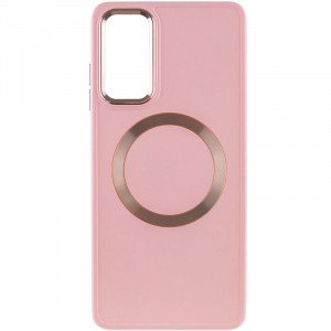 TPU чехол Bonbon Metal Style with MagSafe для Xiaomi Redmi Note 11 (Global) / Note 11S Розовый / Light Pink