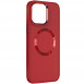 TPU чохол Bonbon Metal Style with MagSafe для Apple iPhone 14 (6.1") Червоний / Red