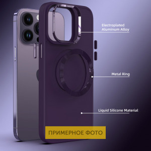 TPU чехол Bonbon Metal Style with MagSafe для Apple iPhone 14 (6.1