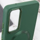 TPU чохол Bonbon Metal Style with MagSafe для Samsung Galaxy S23 Зелений / Army Green - фото