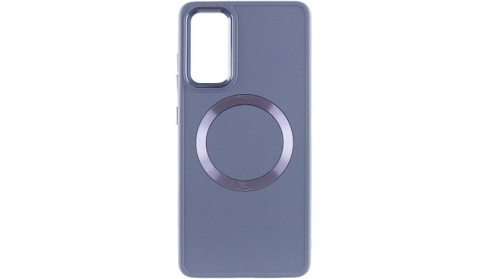 TPU чохол Bonbon Metal Style with MagSafe для Samsung Galaxy S23 Сірий / Lavender - фото