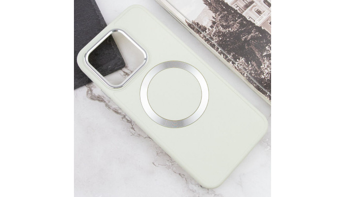 TPU чехол Bonbon Metal Style with MagSafe для Xiaomi 13 Белый / White - фото