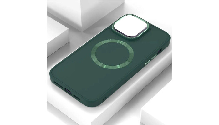 TPU чохол Bonbon Metal Style with MagSafe для Apple iPhone 15 (6.1