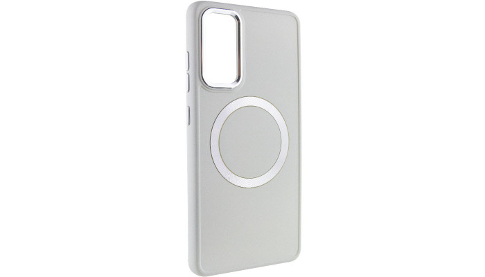TPU чохол Bonbon Metal Style with MagSafe для Samsung Galaxy S23 FE Білий / White - фото