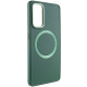 TPU чохол Bonbon Metal Style with MagSafe для Samsung Galaxy S23 FE Зелений / Army Green - фото