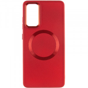 TPU чехол Bonbon Metal Style with MagSafe для Samsung Galaxy S23 FE Красный / Red