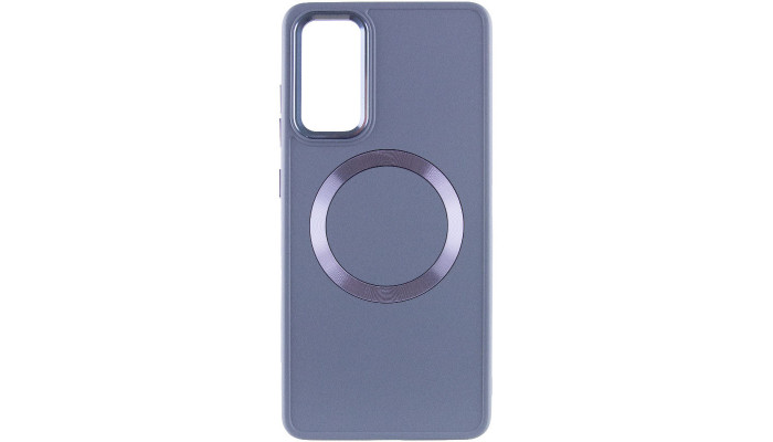 TPU чохол Bonbon Metal Style with MagSafe для Samsung Galaxy S23 FE Сірий / Lavender - фото