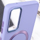 TPU чехол Bonbon Metal Style with MagSafe для Samsung Galaxy S23 FE Сиреневый / Dasheen - фото