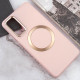 TPU чохол Bonbon Metal Style with MagSafe для Samsung Galaxy S24 Рожевий / Light Pink - фото