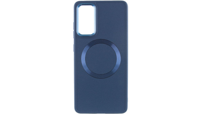 TPU чохол Bonbon Metal Style with MagSafe для Samsung Galaxy S24 Синій / Cosmos Blue - фото