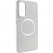 TPU чехол Bonbon Metal Style with MagSafe для Samsung Galaxy S24+ Белый / White