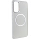 TPU чохол Bonbon Metal Style with MagSafe для Samsung Galaxy S24+ Білий / White - фото