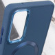 TPU чохол Bonbon Metal Style with MagSafe для Samsung Galaxy S24+ Синій / Cosmos Blue - фото