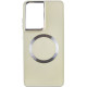 TPU чохол Bonbon Metal Style with MagSafe для Samsung Galaxy S24 Ultra Білий / White - фото