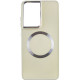 TPU чехол Bonbon Metal Style with MagSafe для Samsung Galaxy S24 Ultra Белый / White - фото