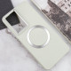 TPU чехол Bonbon Metal Style with MagSafe для Samsung Galaxy S24 Ultra Белый / White - фото