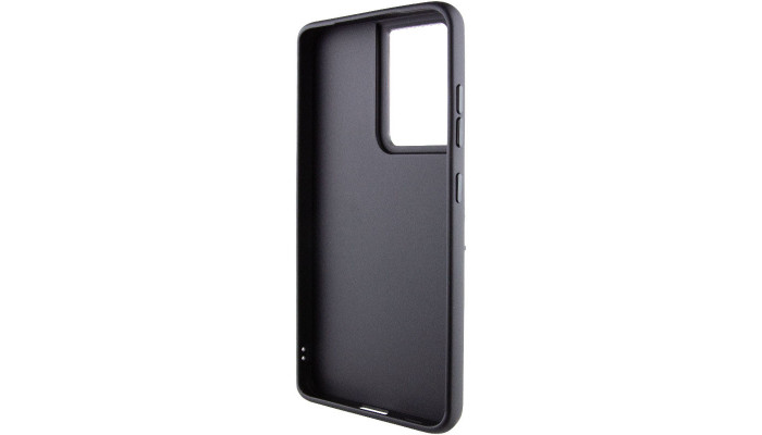 TPU чехол Bonbon Metal Style with MagSafe для Samsung Galaxy S24 Ultra Черный / Black - фото