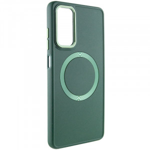 TPU чехол Bonbon Metal Style with MagSafe для Samsung Galaxy A15 4G/5G / M15 5G Зеленый / Army Green