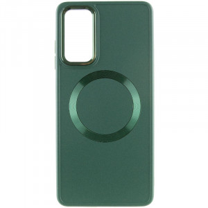 TPU чехол Bonbon Metal Style with MagSafe для Samsung Galaxy A15 4G/5G / M15 5G Зеленый / Army Green