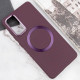 TPU чехол Bonbon Metal Style with MagSafe для Samsung Galaxy A25 5G Бордовый / Plum - фото