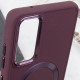 TPU чехол Bonbon Metal Style with MagSafe для Samsung Galaxy A25 5G Бордовый / Plum - фото