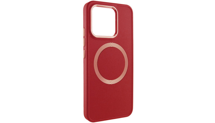 TPU чохол Bonbon Metal Style with MagSafe для Xiaomi 14 Червоний / Red - фото