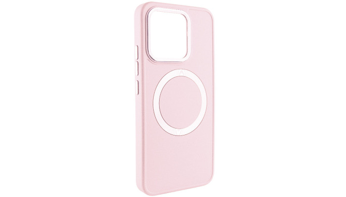 TPU чехол Bonbon Metal Style with MagSafe для Xiaomi 14 Розовый / Light Pink - фото