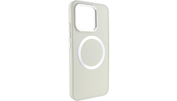 TPU чехол Bonbon Metal Style with MagSafe для Xiaomi 14 Pro Белый / White - фото