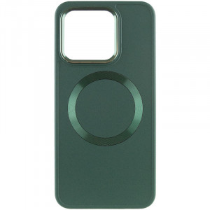 TPU чехол Bonbon Metal Style with MagSafe для Xiaomi Redmi Note 13 4G Зеленый / Army Green