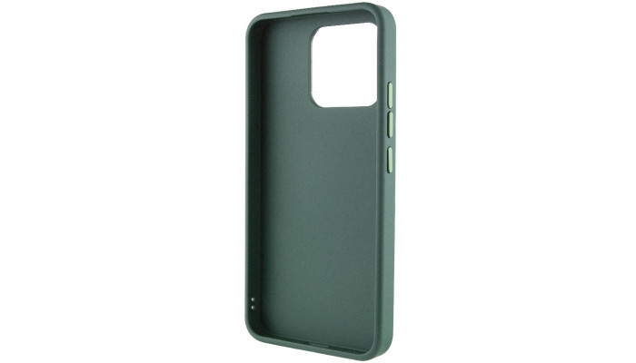 TPU чехол Bonbon Metal Style with MagSafe для Xiaomi Redmi Note 13 4G Зеленый / Army Green - фото