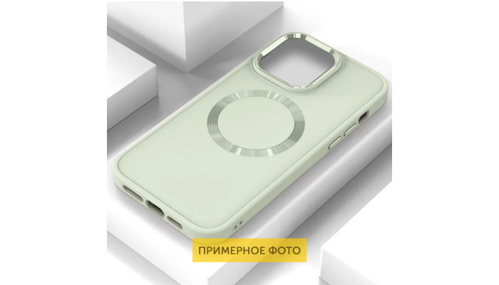 TPU чехол Bonbon Metal Style with MagSafe для Apple iPhone 16 (6.1