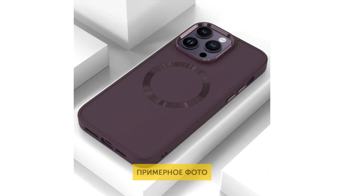 TPU чехол Bonbon Metal Style with MagSafe для Apple iPhone 16 (6.1