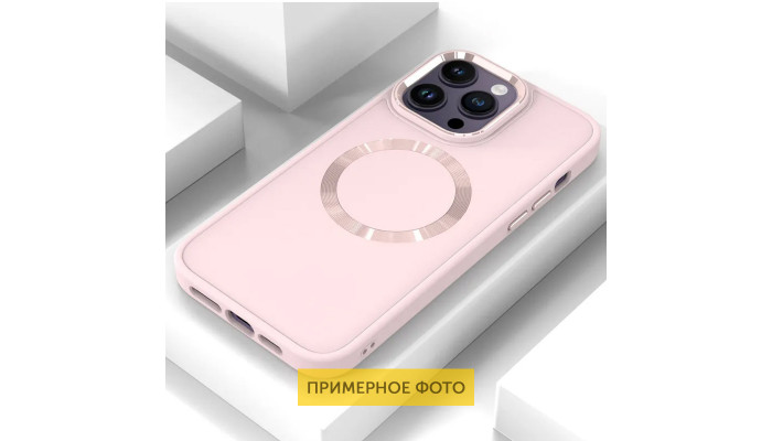 TPU чехол Bonbon Metal Style with MagSafe для Apple iPhone 16 (6.1