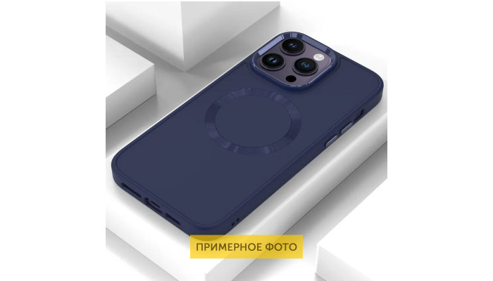 TPU чехол Bonbon Metal Style with MagSafe для Apple iPhone 16 (6.1