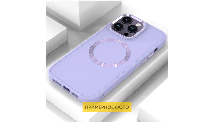 TPU чохол Bonbon Metal Style with MagSafe для Apple iPhone 16 (6.1