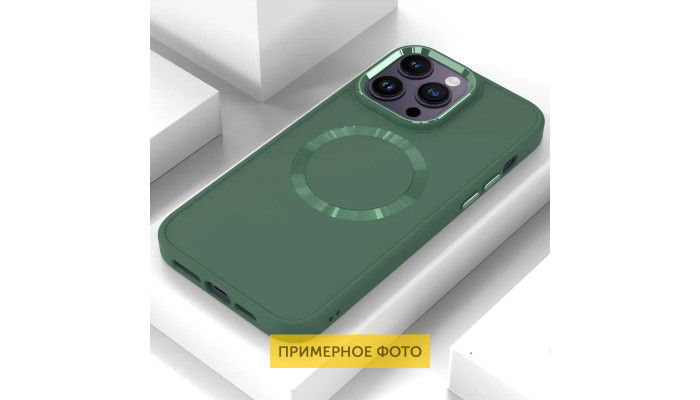 TPU чохол Bonbon Metal Style with MagSafe для Apple iPhone 16 Pro (6.3