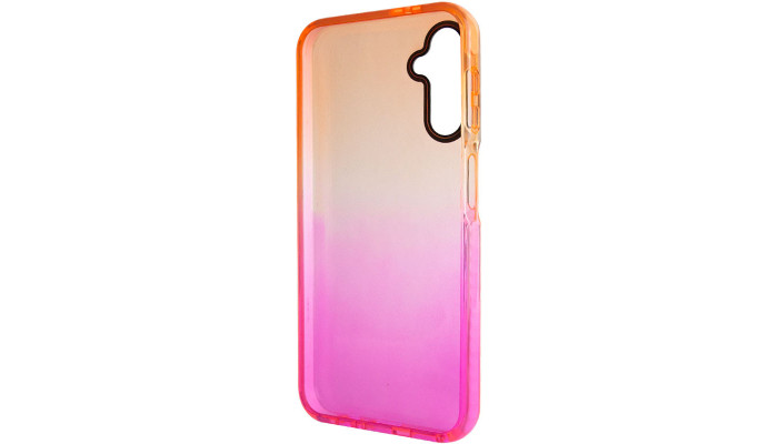 Чехол TPU+PC Sunny Gradient для Samsung Galaxy A34 5G Оранжевый / Розовый - фото