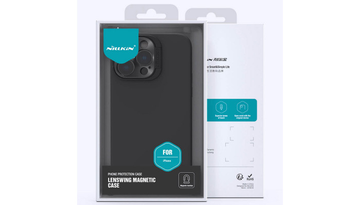 Чехол Silicone Nillkin LensWing Magnetic для Apple iPhone 15 Pro Max (6.7