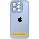 Чохол TPU+Glass Sapphire Midnight для Apple iPhone 12 (6.1") Блакитний / Blue