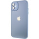 Чохол TPU+Glass Sapphire Midnight для Apple iPhone 12 (6.1