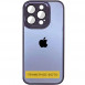 Чехол TPU+Glass Sapphire Midnight для Apple iPhone 12 (6.1") Фиолетовый / Deep Purple