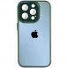 Чохол TPU+Glass Sapphire Midnight для Apple iPhone 14 Pro (6.1") Зелений / Forest green