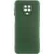 Чехол Silicone Cover Lakshmi Full Camera (AAA) для Xiaomi Redmi Note 9s / Note 9 Pro /Note 9 Pro Max Зеленый / Cyprus Green - фото