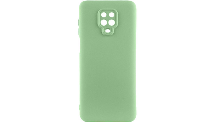 Чехол Silicone Cover Lakshmi Full Camera (AAA) для Xiaomi Redmi Note 9s / Note 9 Pro /Note 9 Pro Max Мятный / Mint - фото