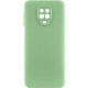 Чехол Silicone Cover Lakshmi Full Camera (AAA) для Xiaomi Redmi Note 9s / Note 9 Pro /Note 9 Pro Max Мятный / Mint - фото