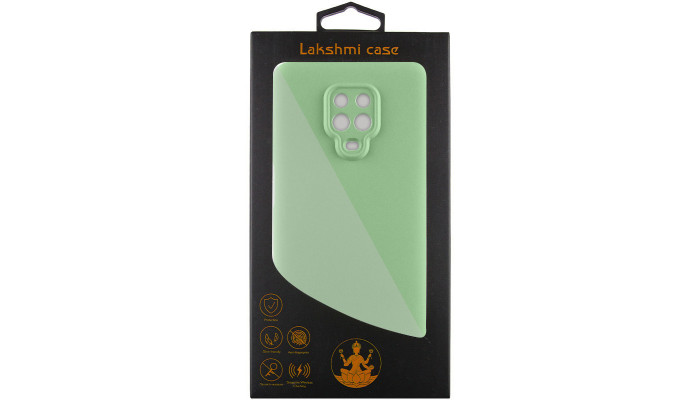 Чехол Silicone Cover Lakshmi Full Camera (AAA) для Xiaomi Redmi Note 9s / Note 9 Pro /Note 9 Pro Max Мятный / Mint - фото