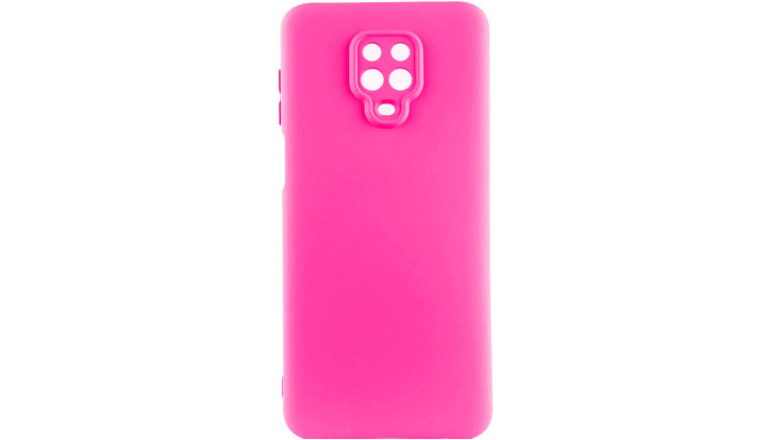 Чехол Silicone Cover Lakshmi Full Camera (AAA) для Xiaomi Redmi Note 9s / Note 9 Pro /Note 9 Pro Max Розовый / Barbie pink - фото