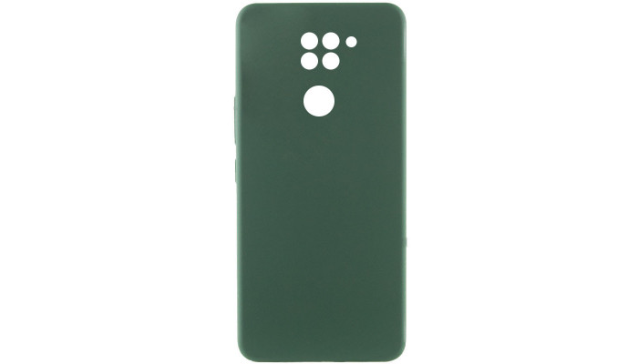 Чехол Silicone Cover Lakshmi Full Camera (AAA) для Xiaomi Redmi Note 9 / Redmi 10X Зеленый / Cyprus Green - фото