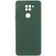 Чохол Silicone Cover Lakshmi Full Camera (AAA) для Xiaomi Redmi Note 9 / Redmi 10X Зелений / Cyprus Green - фото