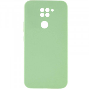 Чохол Silicone Cover Lakshmi Full Camera (AAA) для Xiaomi Redmi Note 9 / Redmi 10X М'ятний / Mint